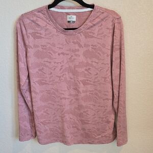 Ridgecut Toughwear Women’s Medium Camo Performance Long Sleeve Top - Rose/Pink
